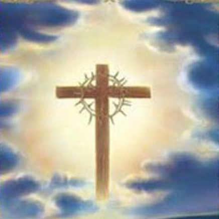 Cross on the Ocean Laminated Holy Card | "Take Time" Poem – Pack of 25