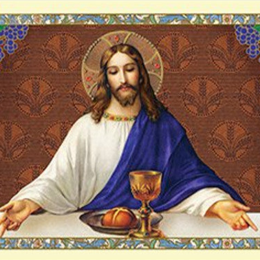 Christ in the Eucharist Laminated Holy Card | Prayer of an Extraordinary Minister of Communion – Pack of 25