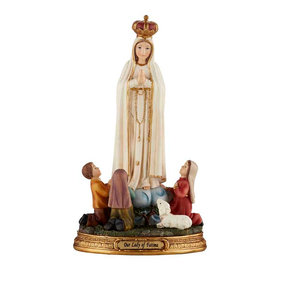 Our Lady of Fatima with Children Statue