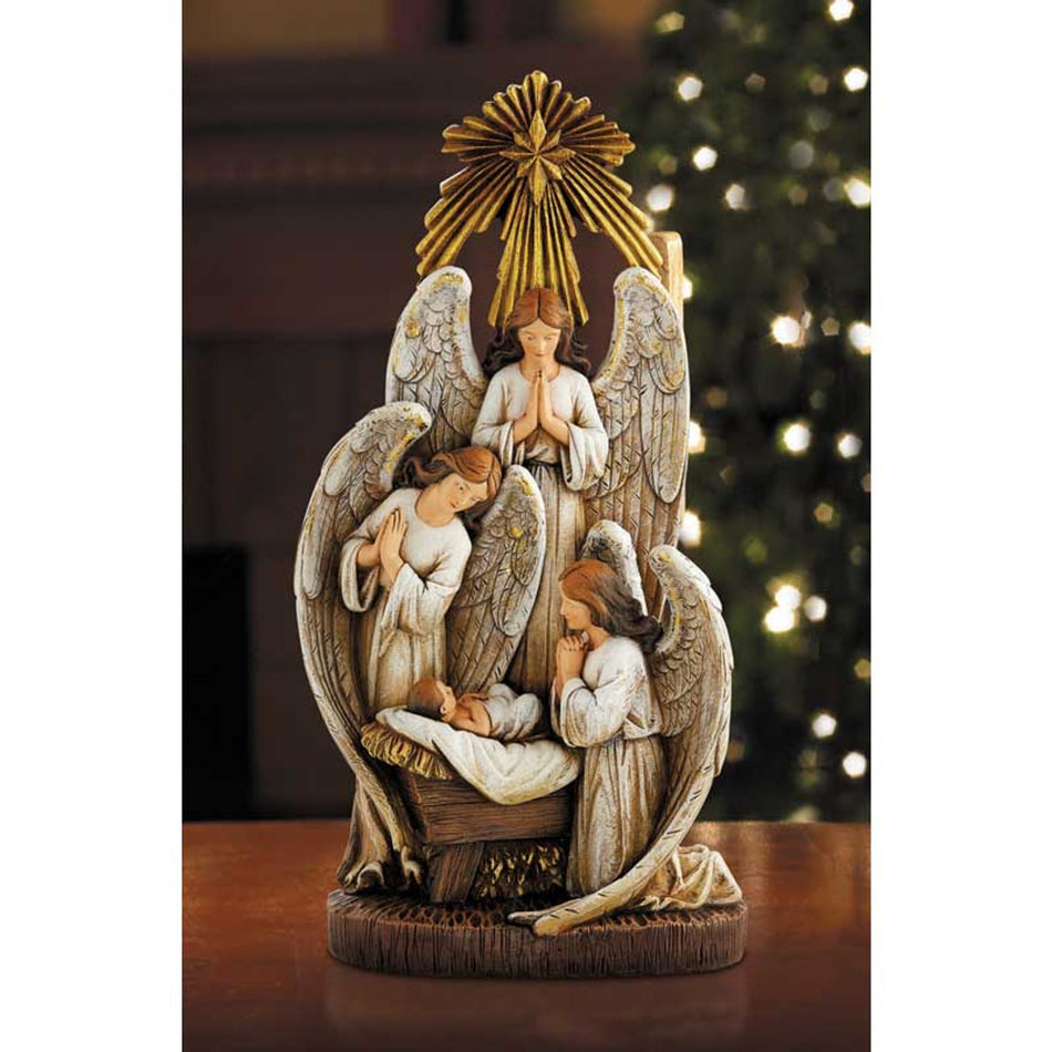 Angels in Adoration Figurine