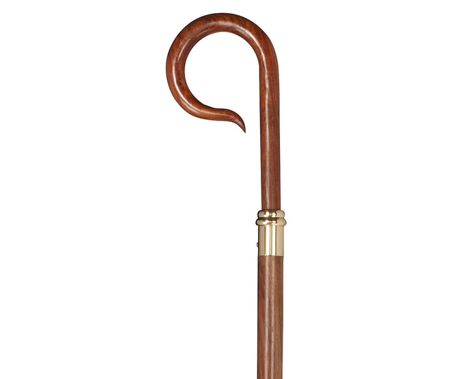 Wood Crozier w/ Staff