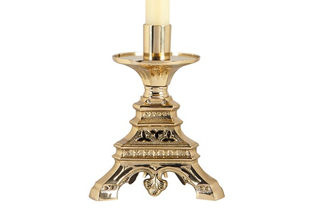 Versailles Short Altar Candlestick - 11" H