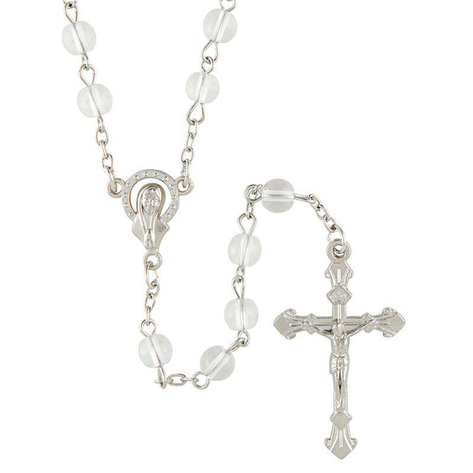 Crystal Glass Bead Rosary