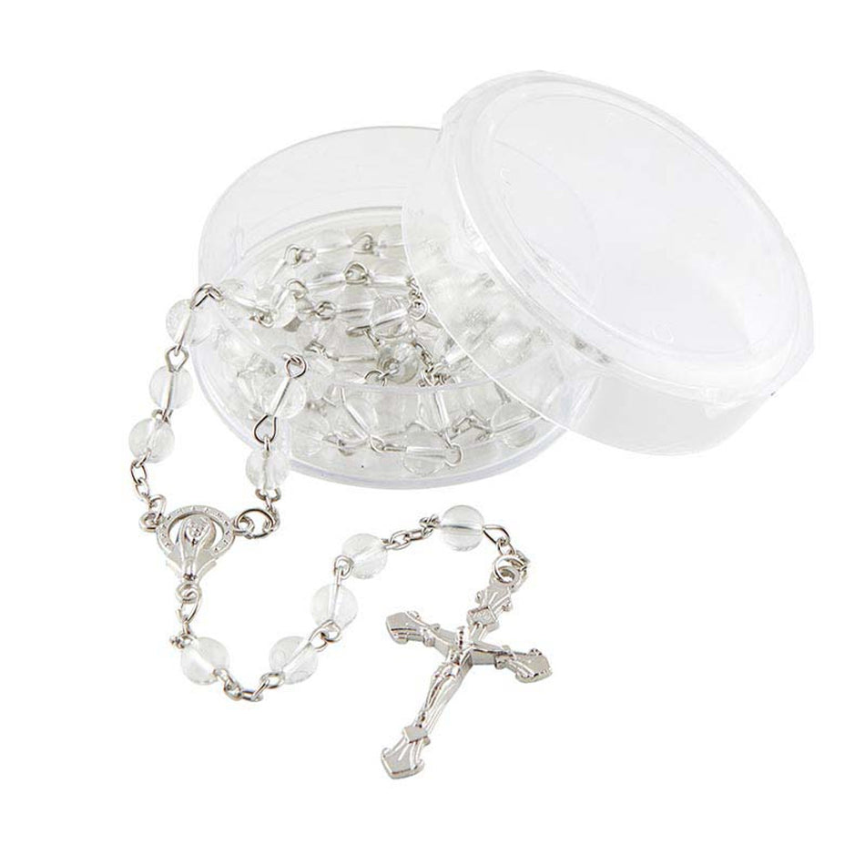 Crystal Glass Bead Rosary