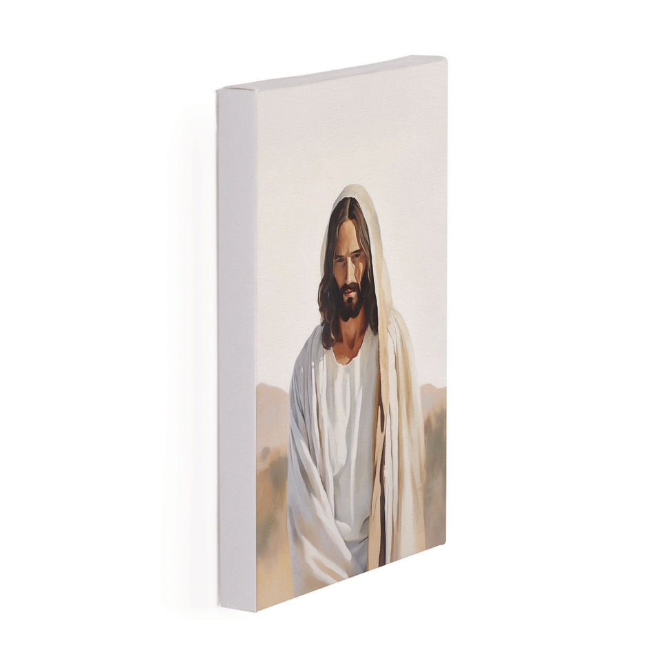 Canvas – Jesus | 5″ × 7″ Canvas on MDF | Individual or Case of 6