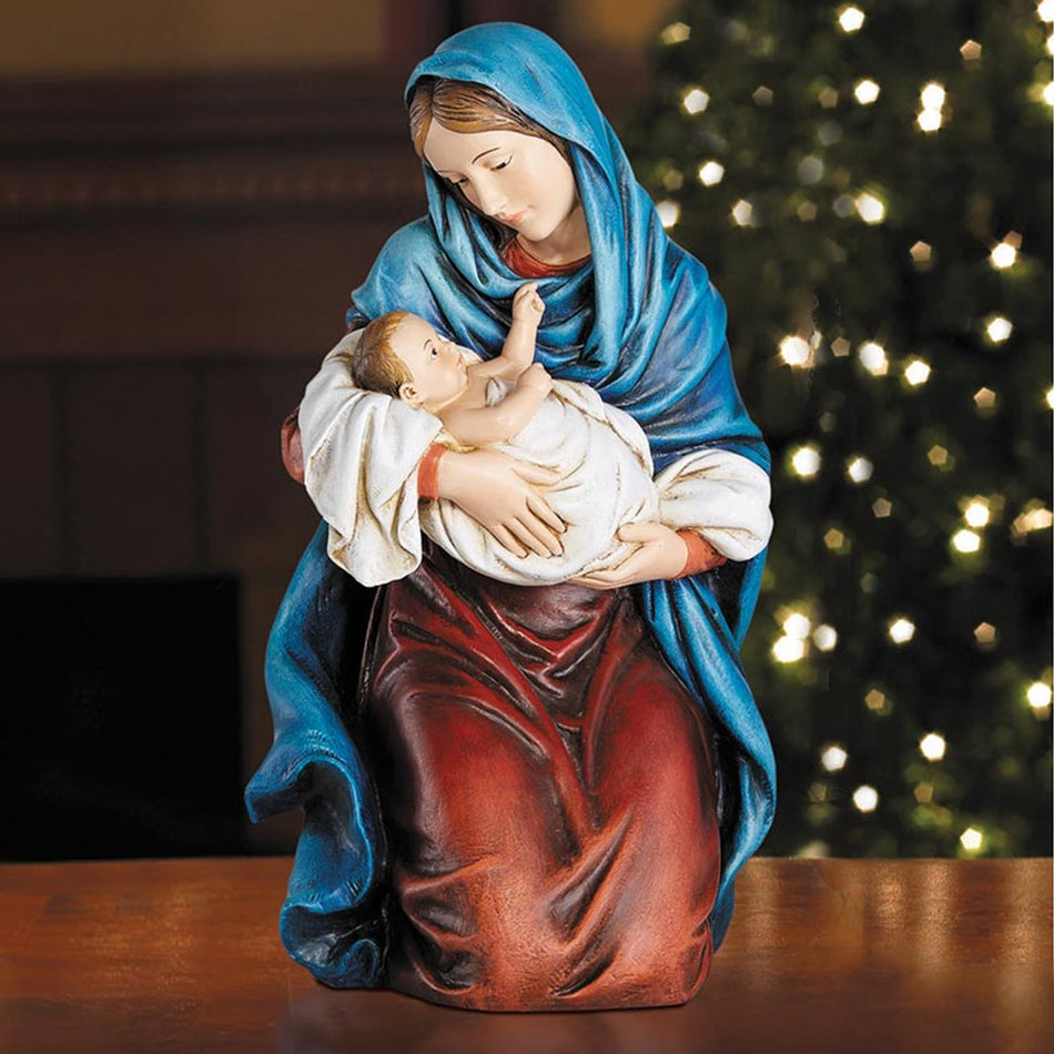 Kneeling Madonna with child