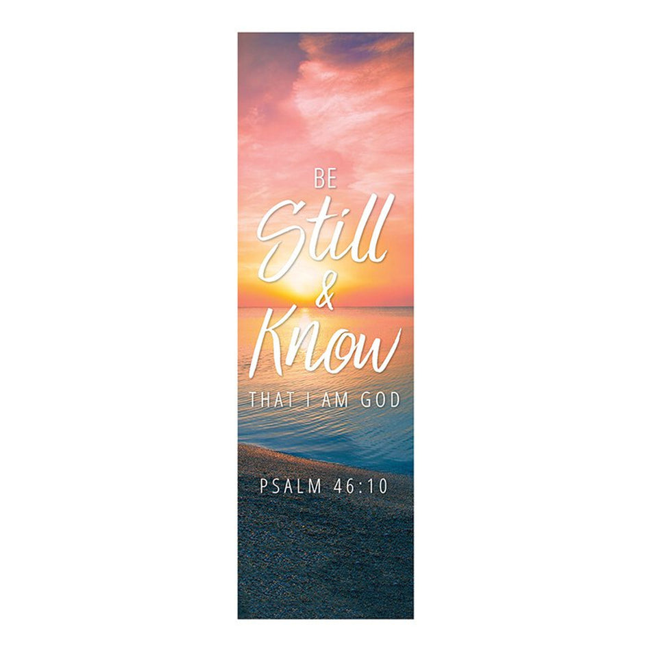 Foundation Series "Psalm 46:10" Banner - 2' x 6'