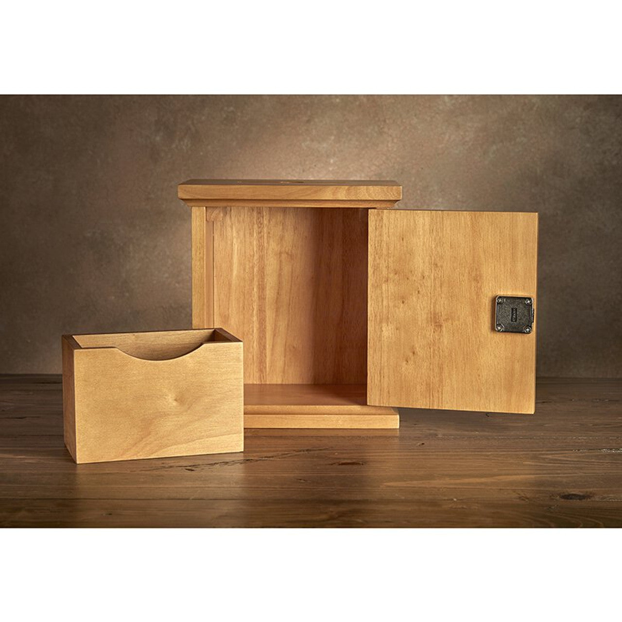 Wall Offering Box - Medium Oak – CFaithS