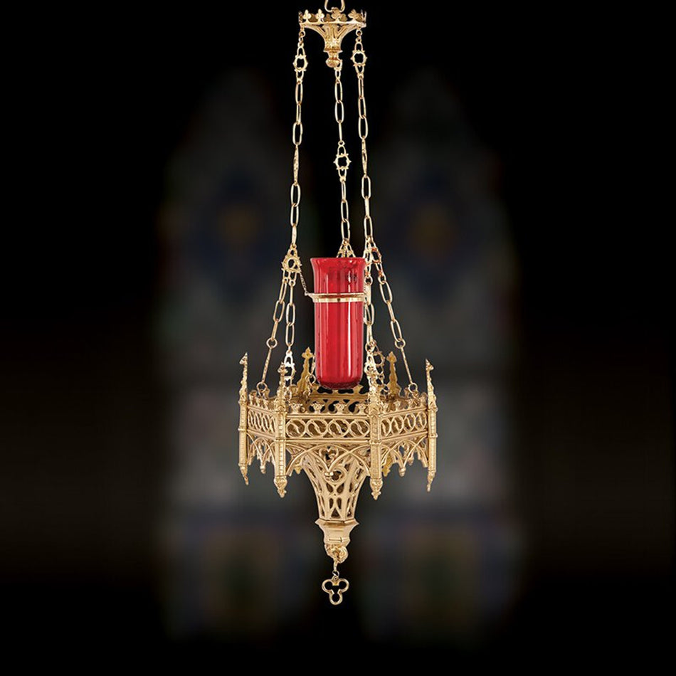 Ornate Hanging Sanctuary Lamp