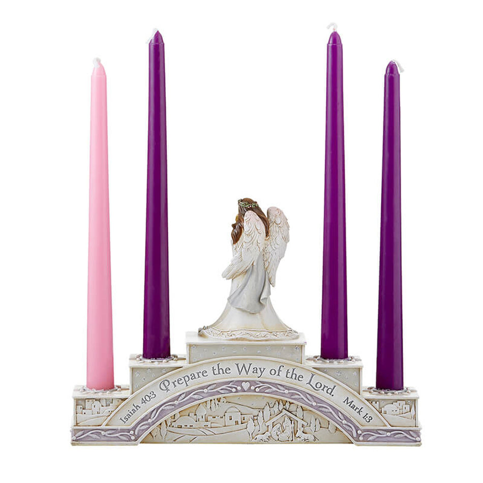 Angel Advent Candleholder