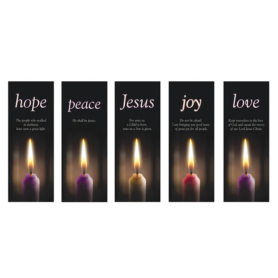 Advent Candle X-Stand Banners-Set of 5