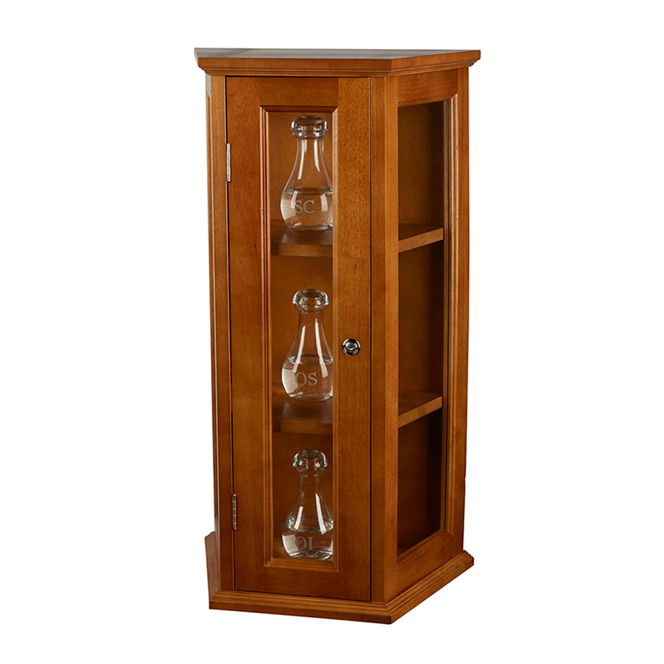 Ambry Display Cabinet - Medium Oak