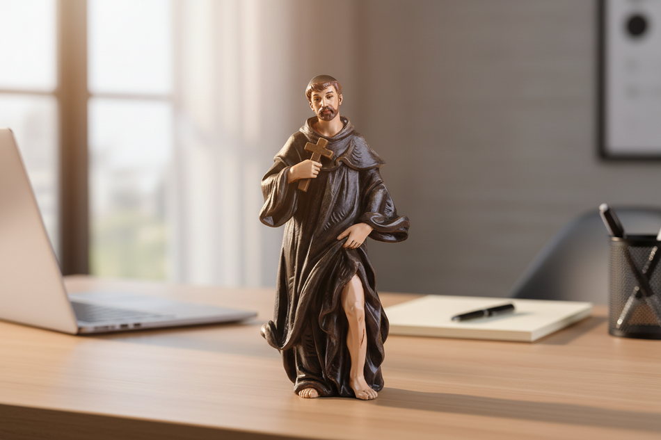 Bellavista 4" H Saint Peregrine Statue