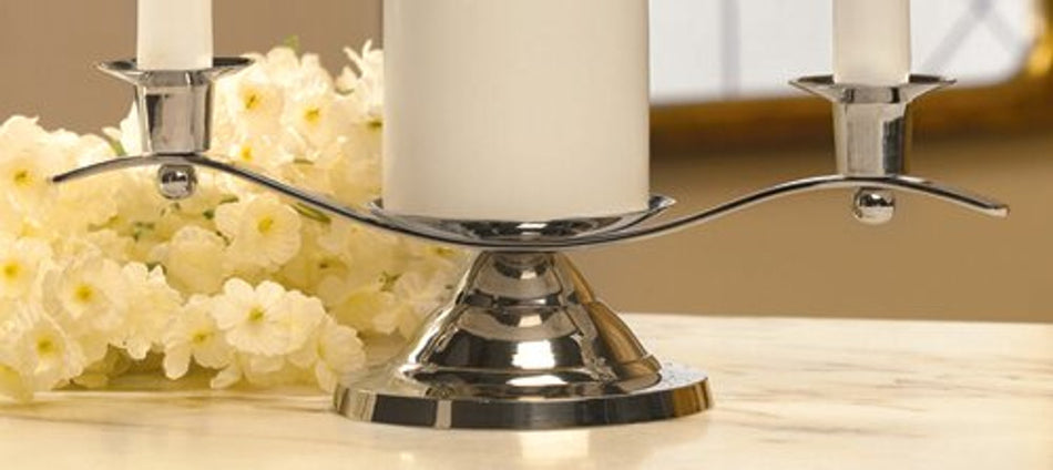 Silver Unity Candleholder