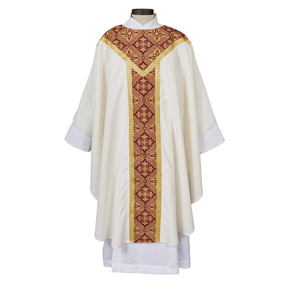 Printed Orphrey Chasuble