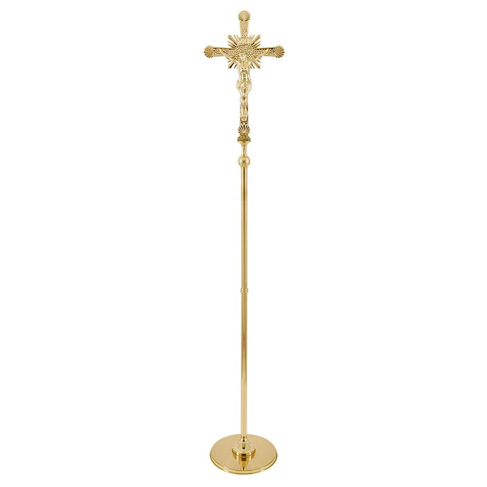 Processional Crucifix | Solid Brass