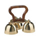 3-Bell Altar Bells – Brass and Wood Design for Worship Services