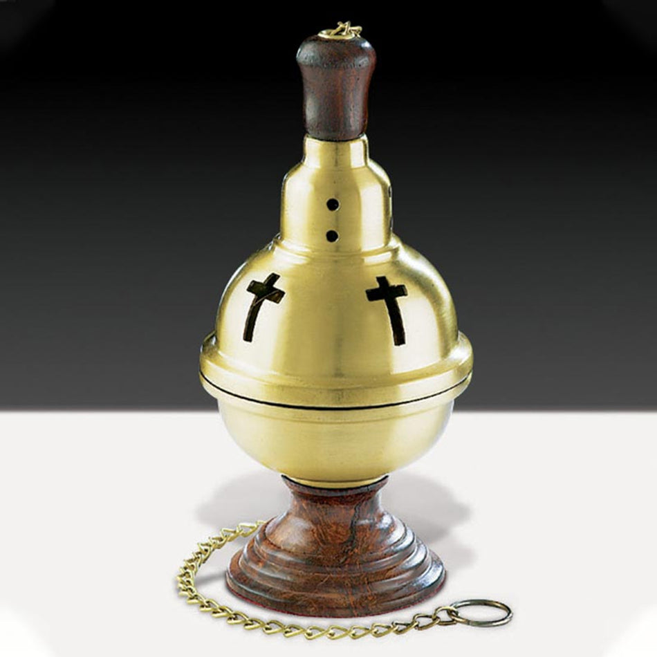 Censer with Wood Base