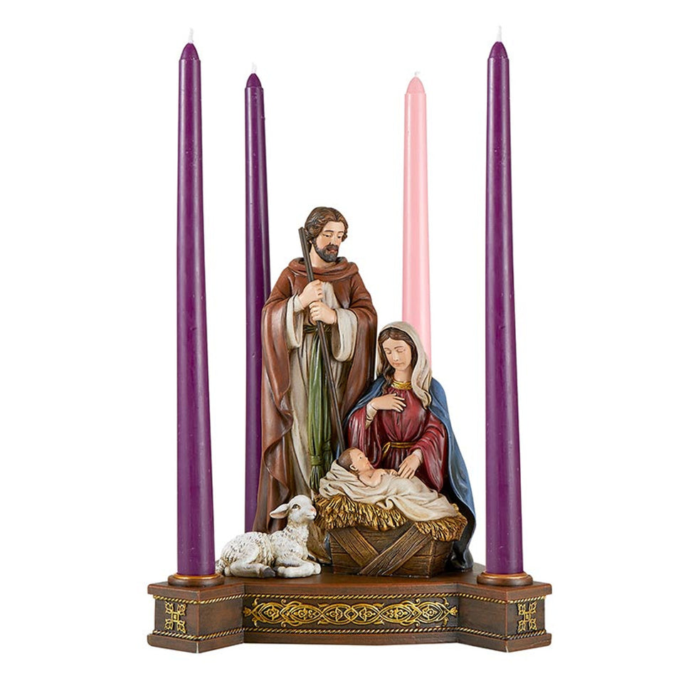 Holy Family Advent Candleholder