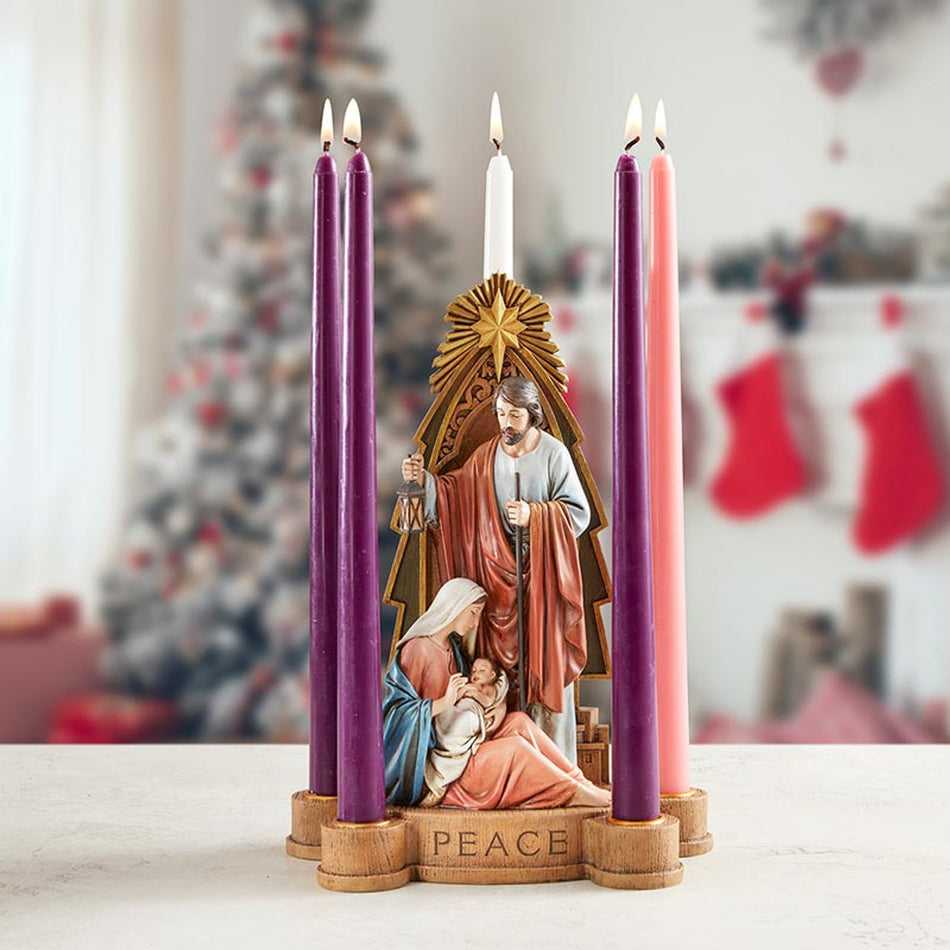 Good News Advent Candleholder