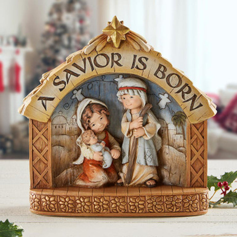 A Savior is Born Children's Nativity Figurine