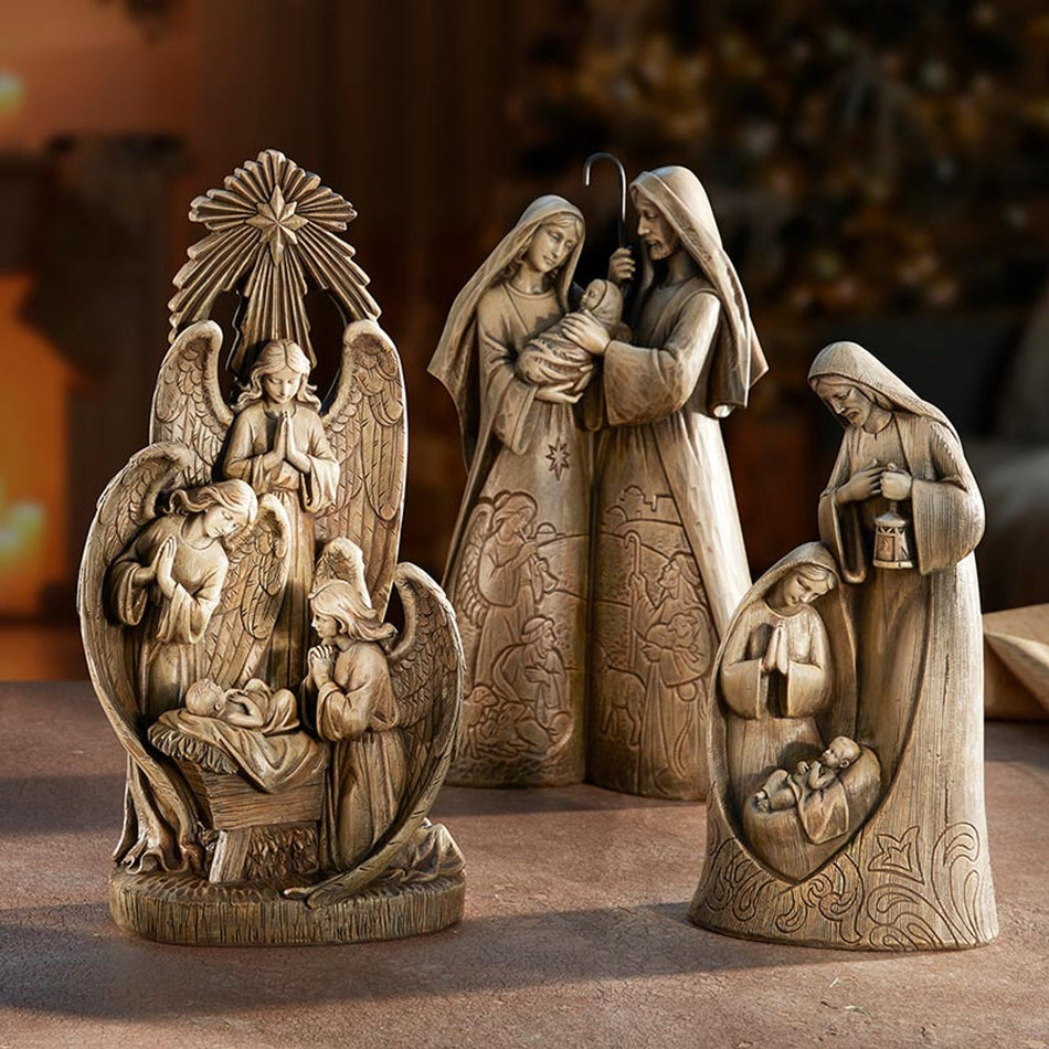 12'' Holy Family Of Bethlehem Statue