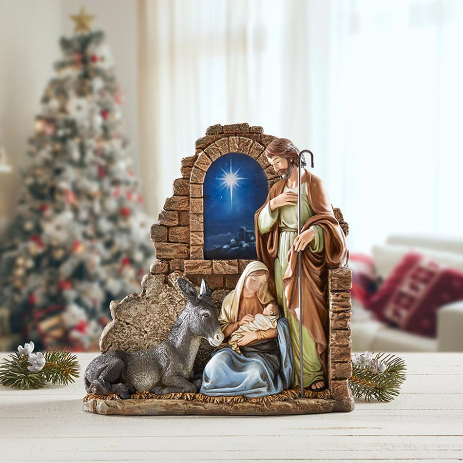 11.5'' Bethlehem Star Nativity Statue