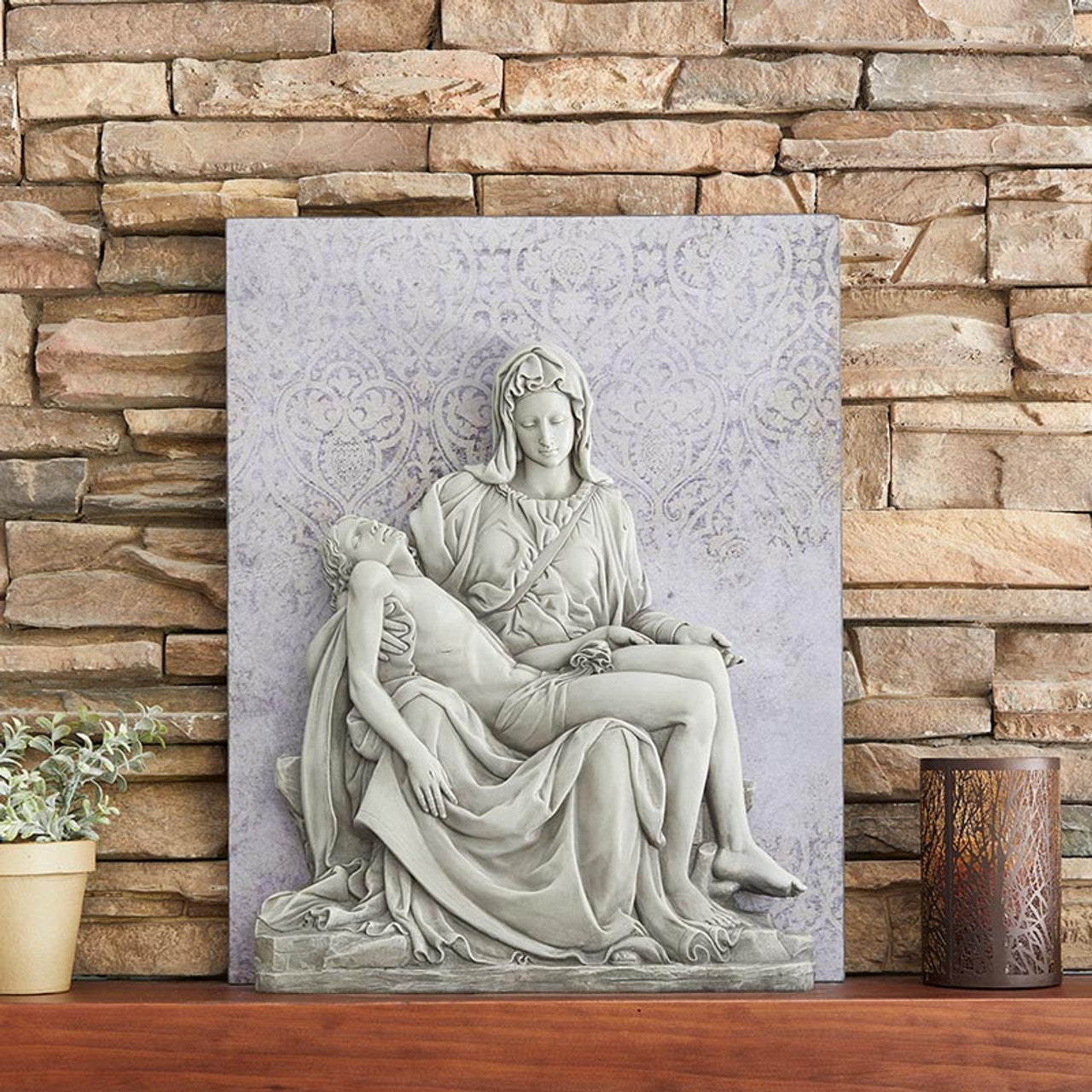 Pieta Garden Wall Plaque – CFaithS