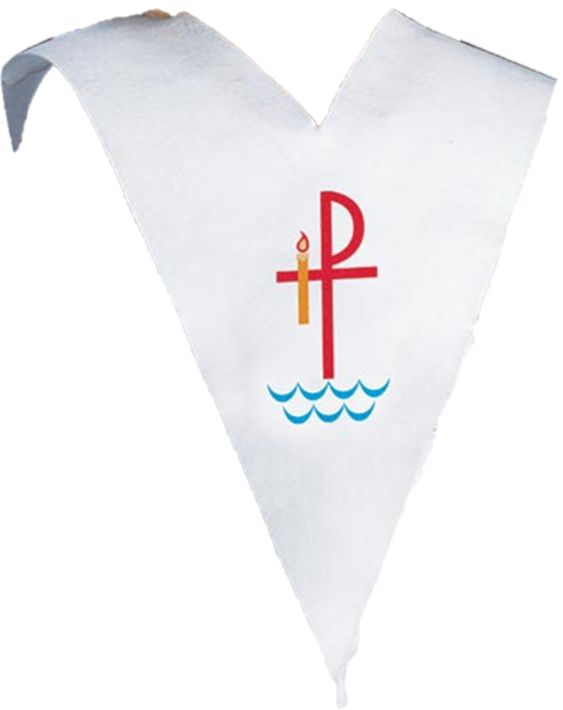 Chi Rho Baptismal Stole - 12/pk