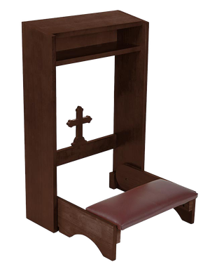 Robert Smith Cross Folding Padded Walnut Kneeler