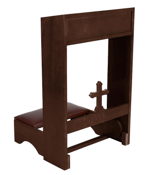 Robert Smith Cross Folding Padded Walnut Kneeler