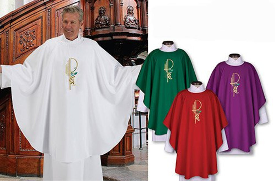 Eucharistic Chasuble Set of 4 Asst Colors