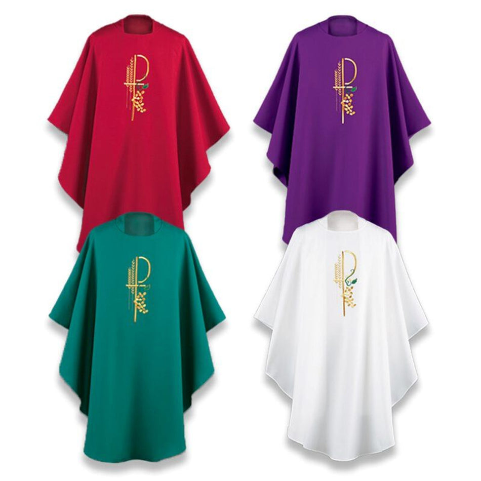 Eucharistic Chasuble Set of 4 Asst Colors