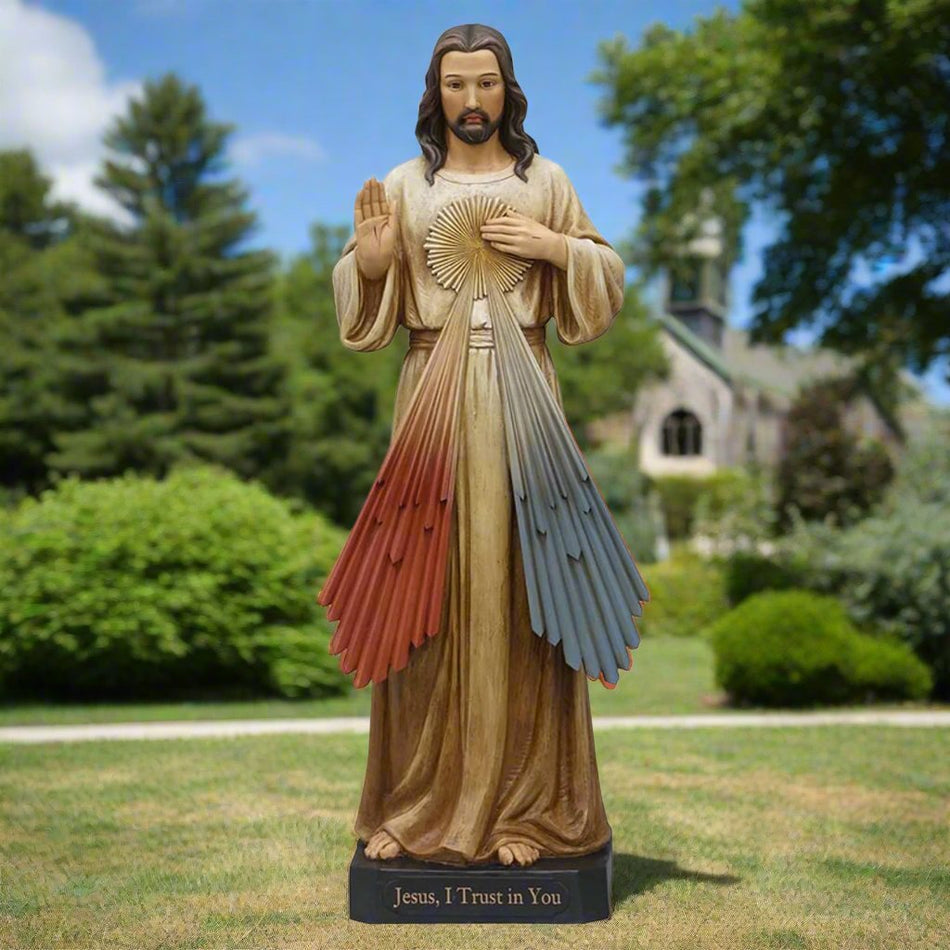 48" tall Divine Mercy Statue | Jesus