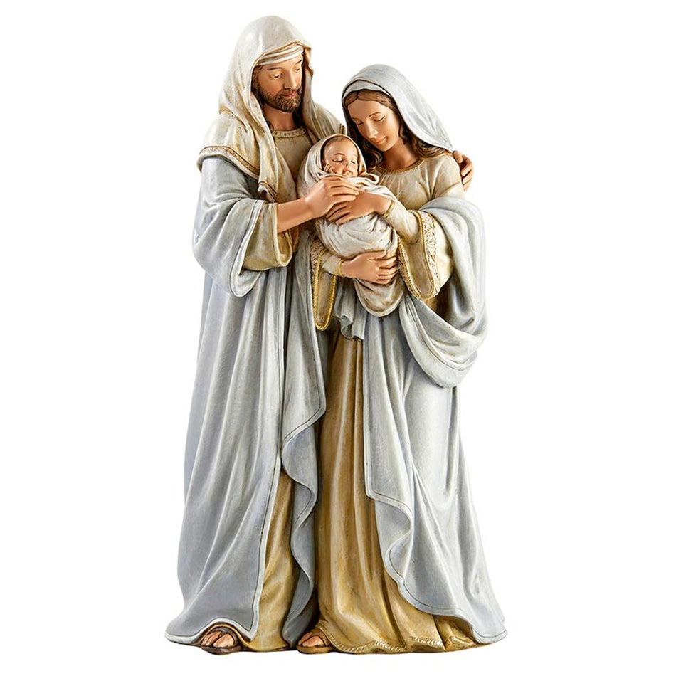 12" H Adoring Family Statue