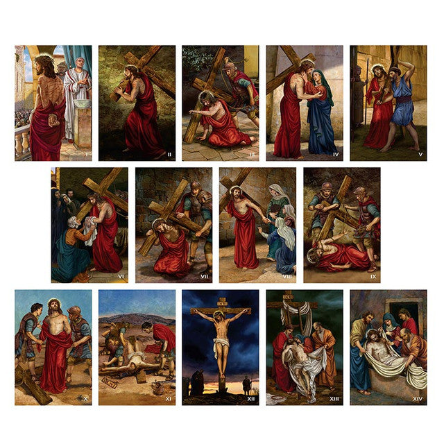 Aluminum Stations of The Cross Plates by Michael Adams
