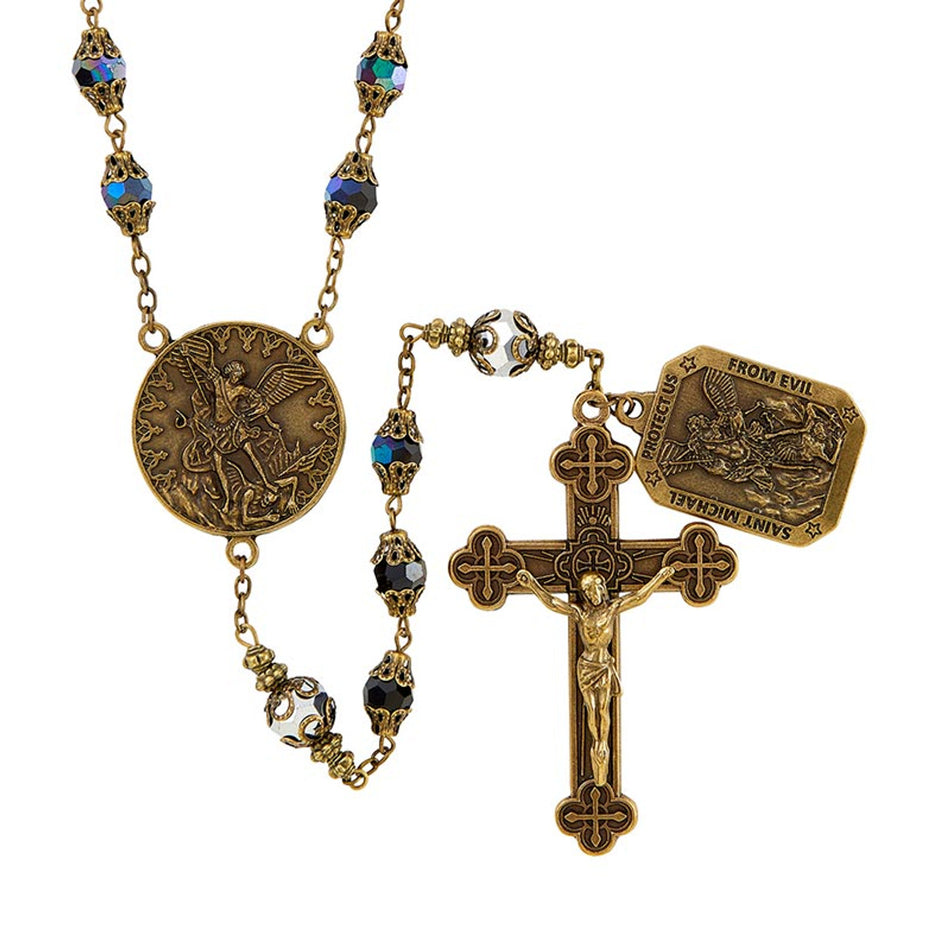 Vintage Rosary | St Michael