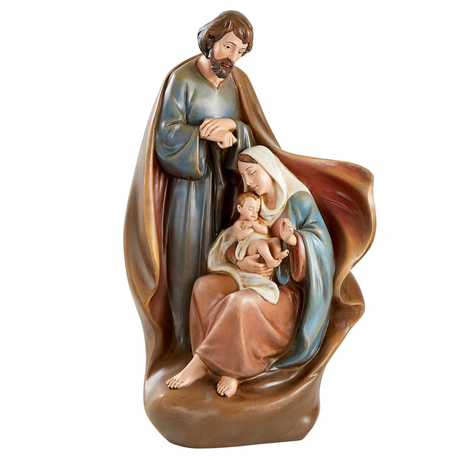 Silent Night Nativity Statue