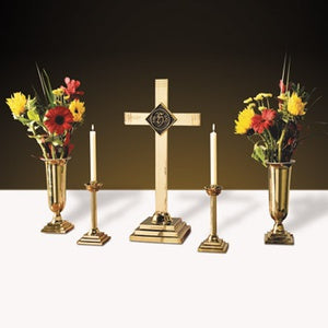 Solid Brass Altar Appointments Set