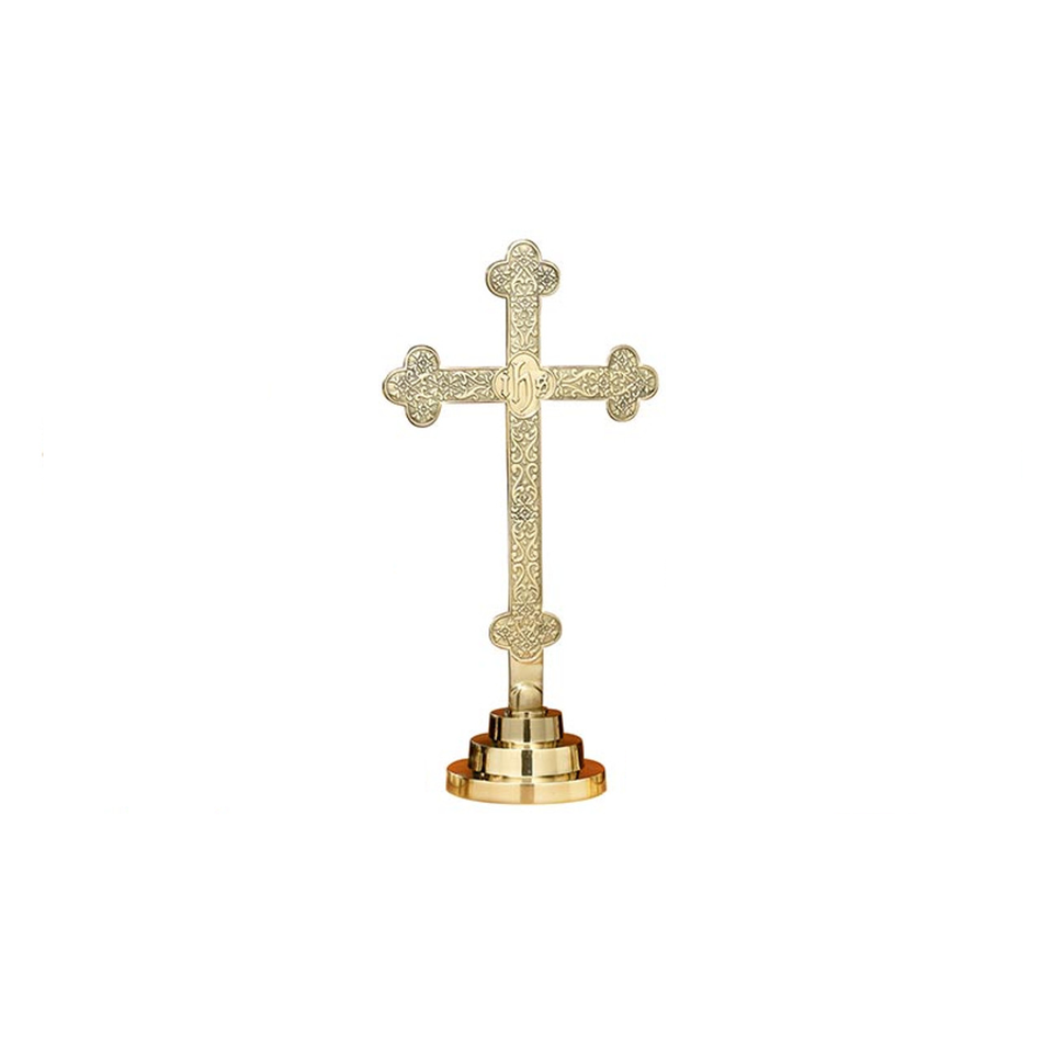 Altar Cross | Budded Cross with Filigree Design