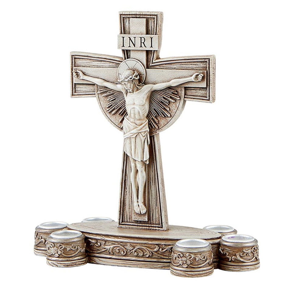 Crucifix Lenten Candleholder