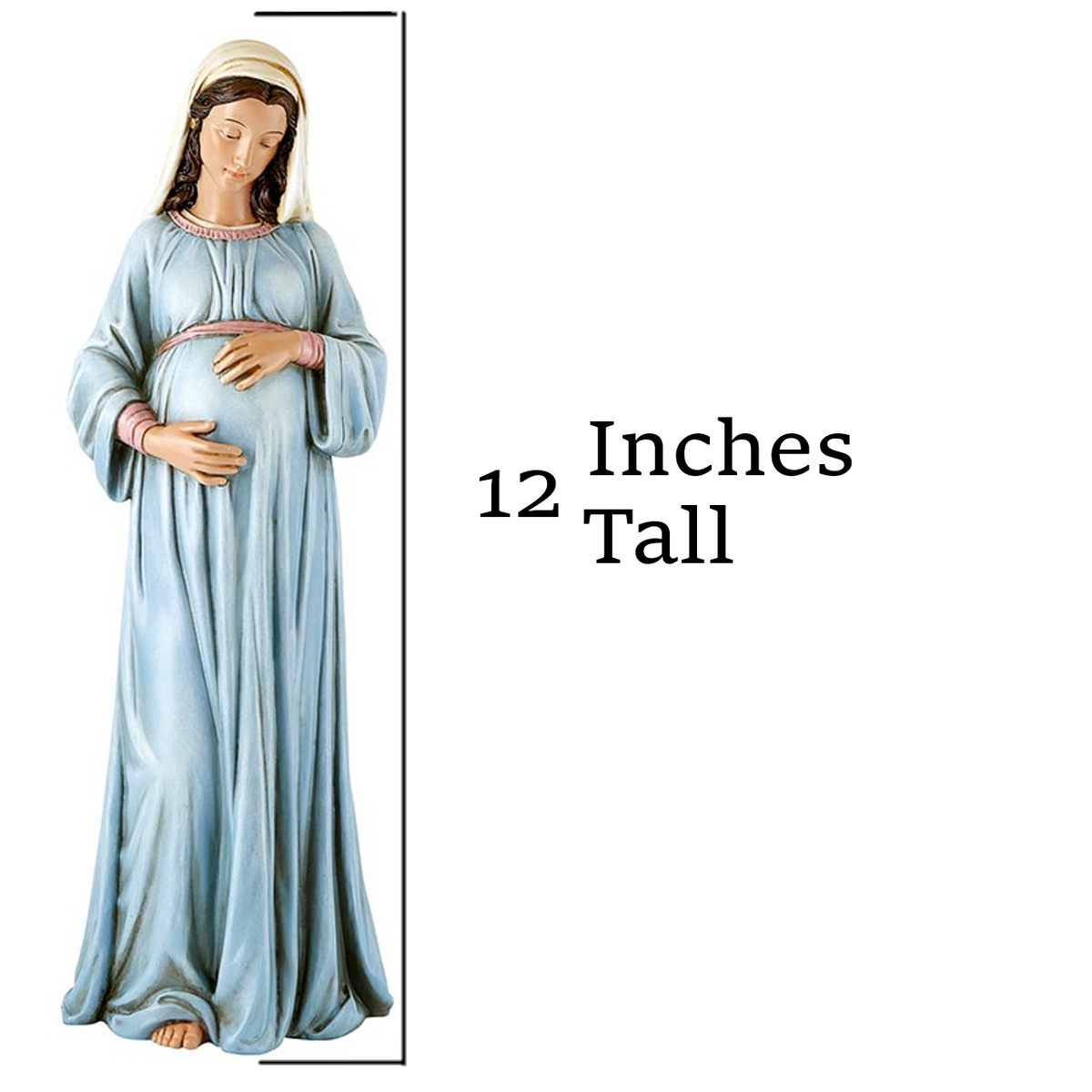 Mary Statue – Avalon Gallery™ Stone Resin Figurine with Michael Mary Statue – Avalon Gallery™ Stone Resin Figurine with Michael