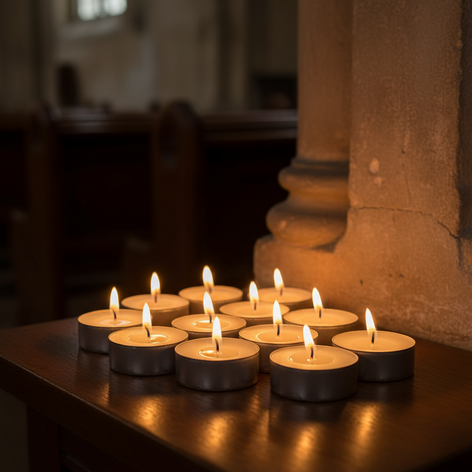 4-Hour Straight Side Candle Aluminum Votive Cup- 144 count or 576 count