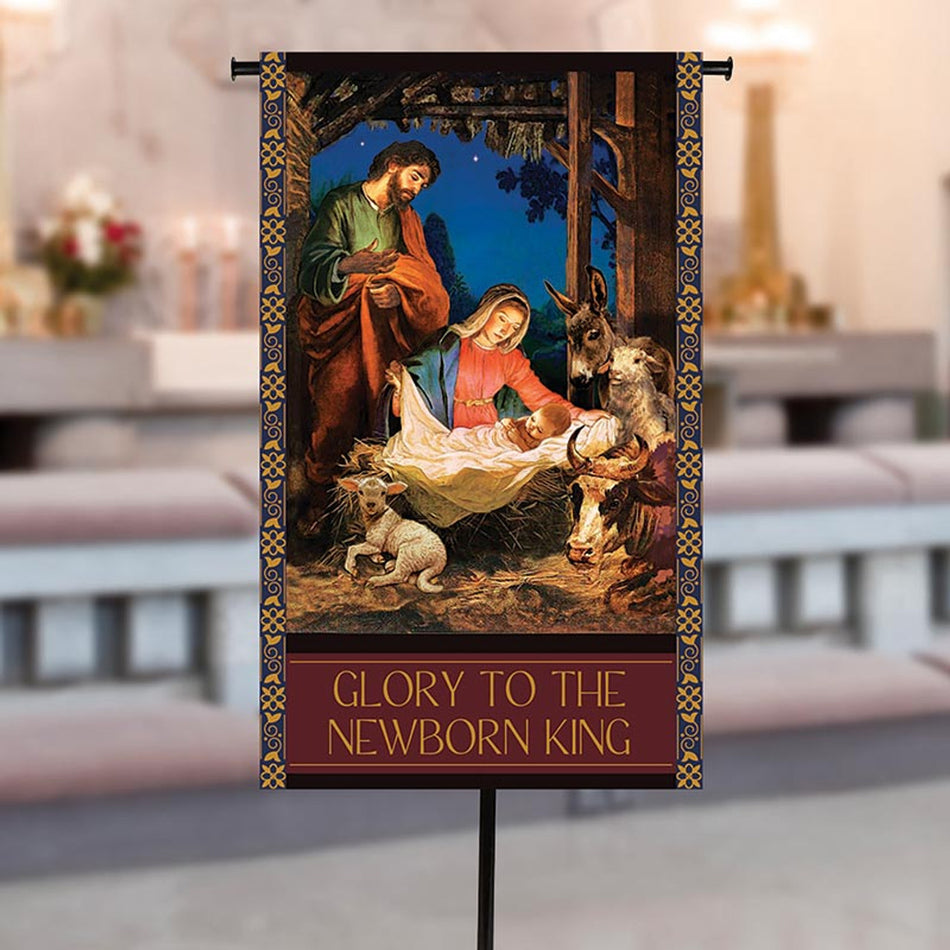 Giardino Series - Glory to the Newborn King Banner