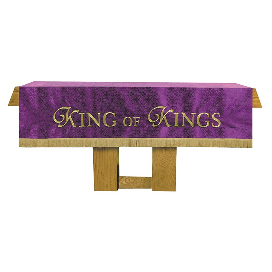 Maltese Cross Altar Frontal - Purple