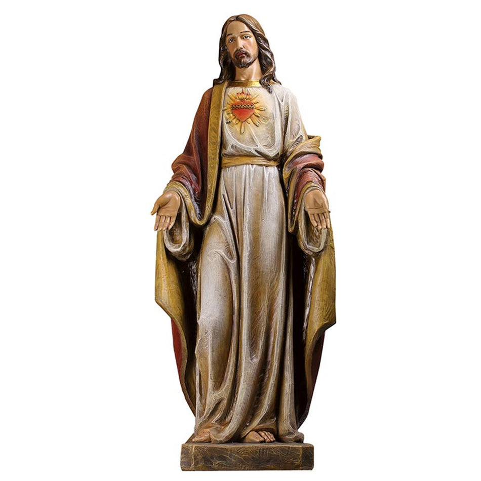 Sacred Heart Statue - Avignon Collection - Handcrafted by Joseph Studios