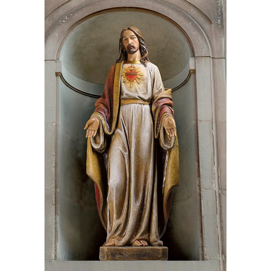 Sacred Heart Statue - Avignon Collection - Handcrafted by Joseph Studios