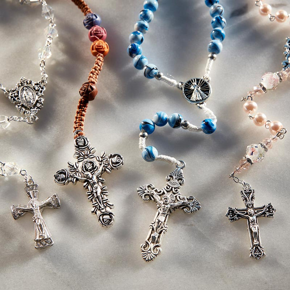 Rose Rosary | Set of 8