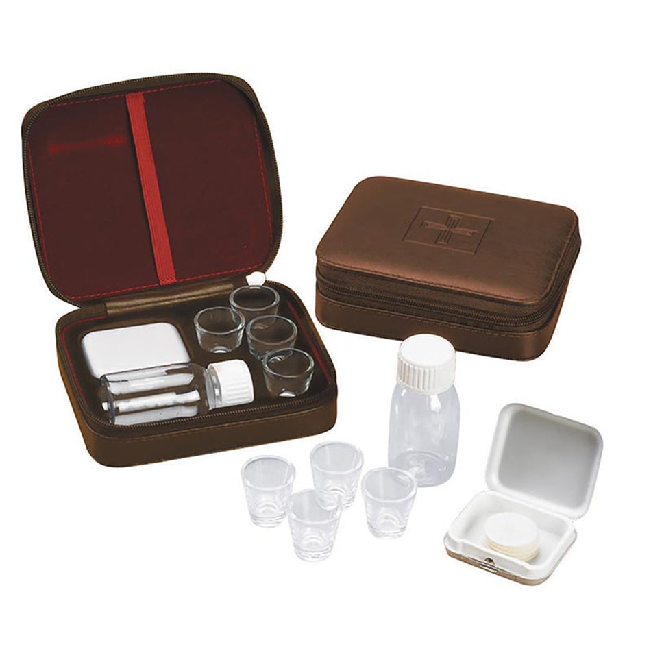 Four-Cup Portable Communion Set