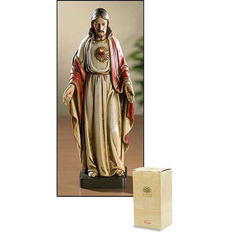 Sacred Heart Statue - Avignon Collection - Handcrafted by Joseph Studios